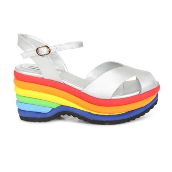 Sole Rainbow Wedge Heel by Lulu Hun - Picture 3 of 3